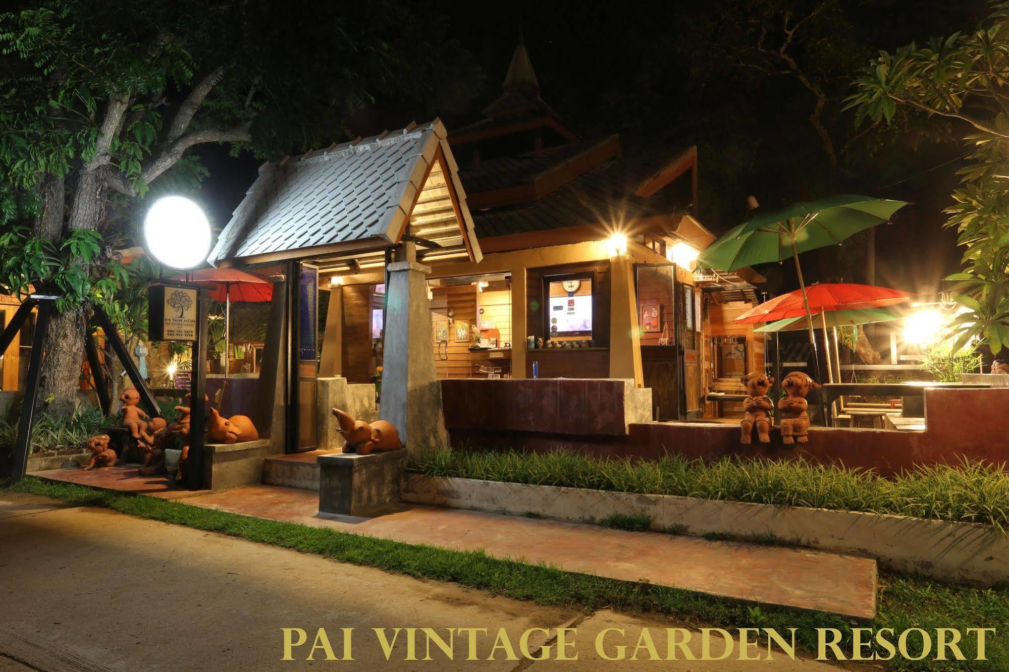 Pai Vintage Garden Resort Exterior foto